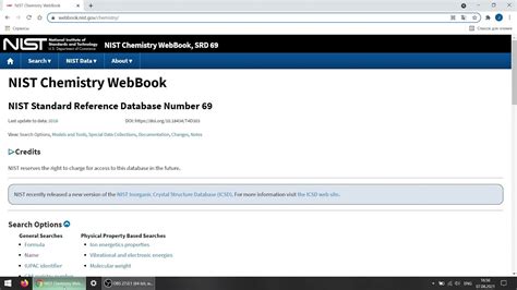 nist webbook chemistry